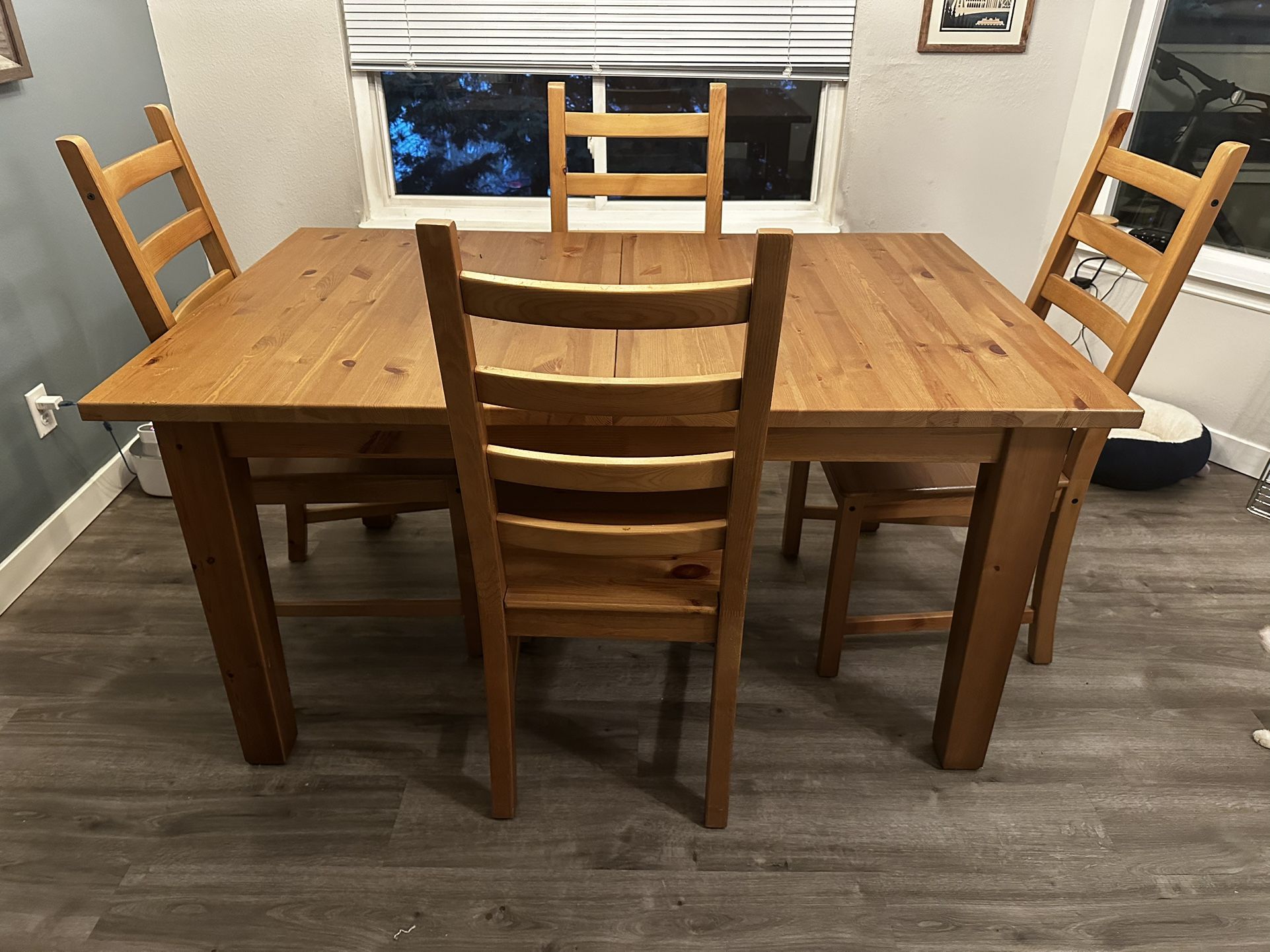 IKEA Dining Table + Chairs