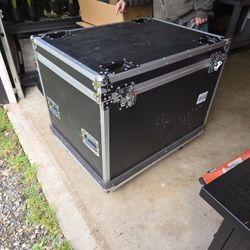 3 Heavy Duty Storage Cases... 36 1/2" wide  X  27" deep  X 33 1/2" high.  