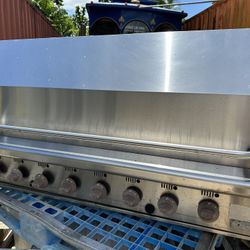 Wolf 48bi bbq Stainless Grill 9 Burner!