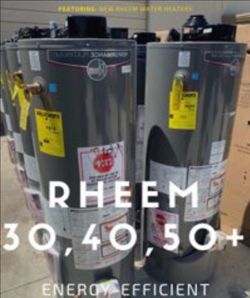 New Water Heater Rheem ✨️