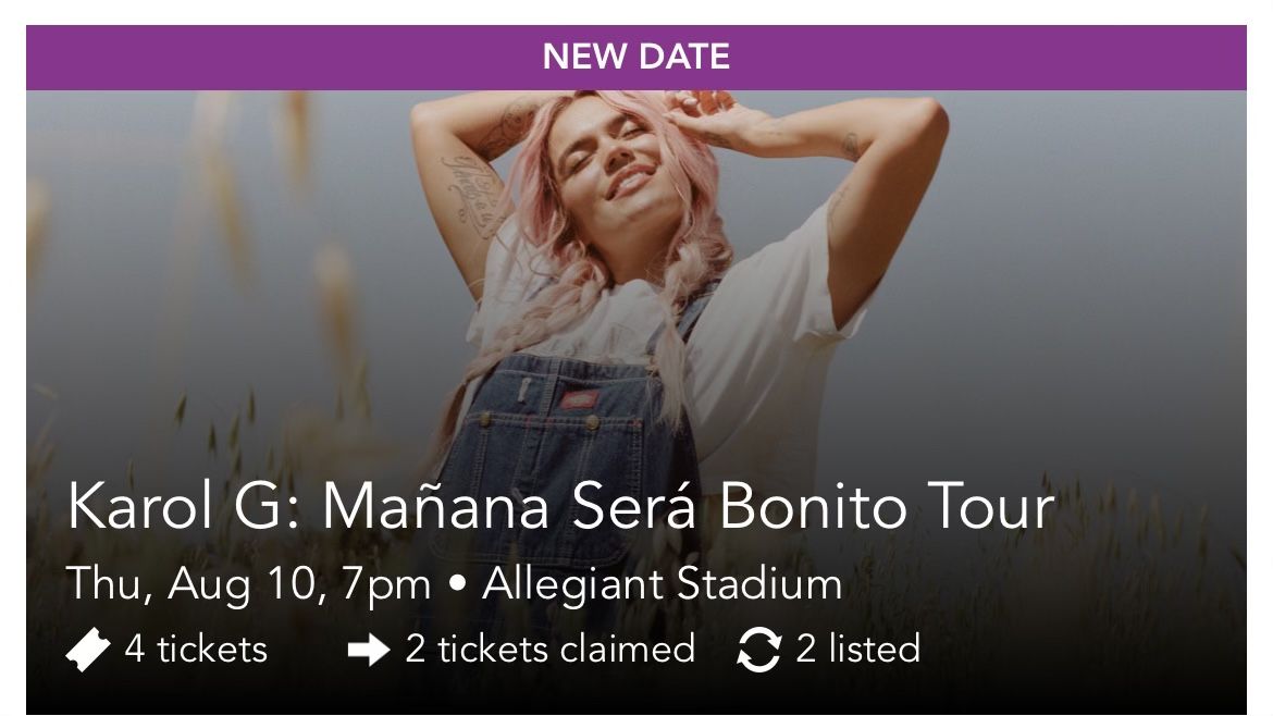 2 Karol G Tickets