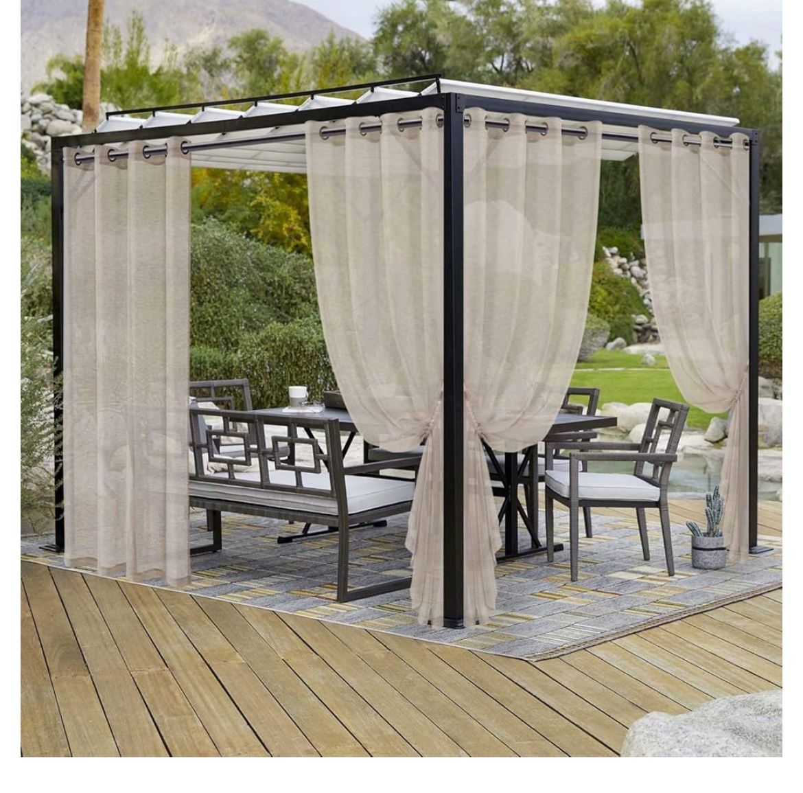 Outdoor Panel/Curtains - 10 Panels 