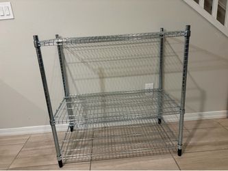 Ikea Metal Storage Rack- 3 Tier Shelf