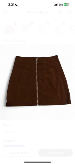 Brown skirt