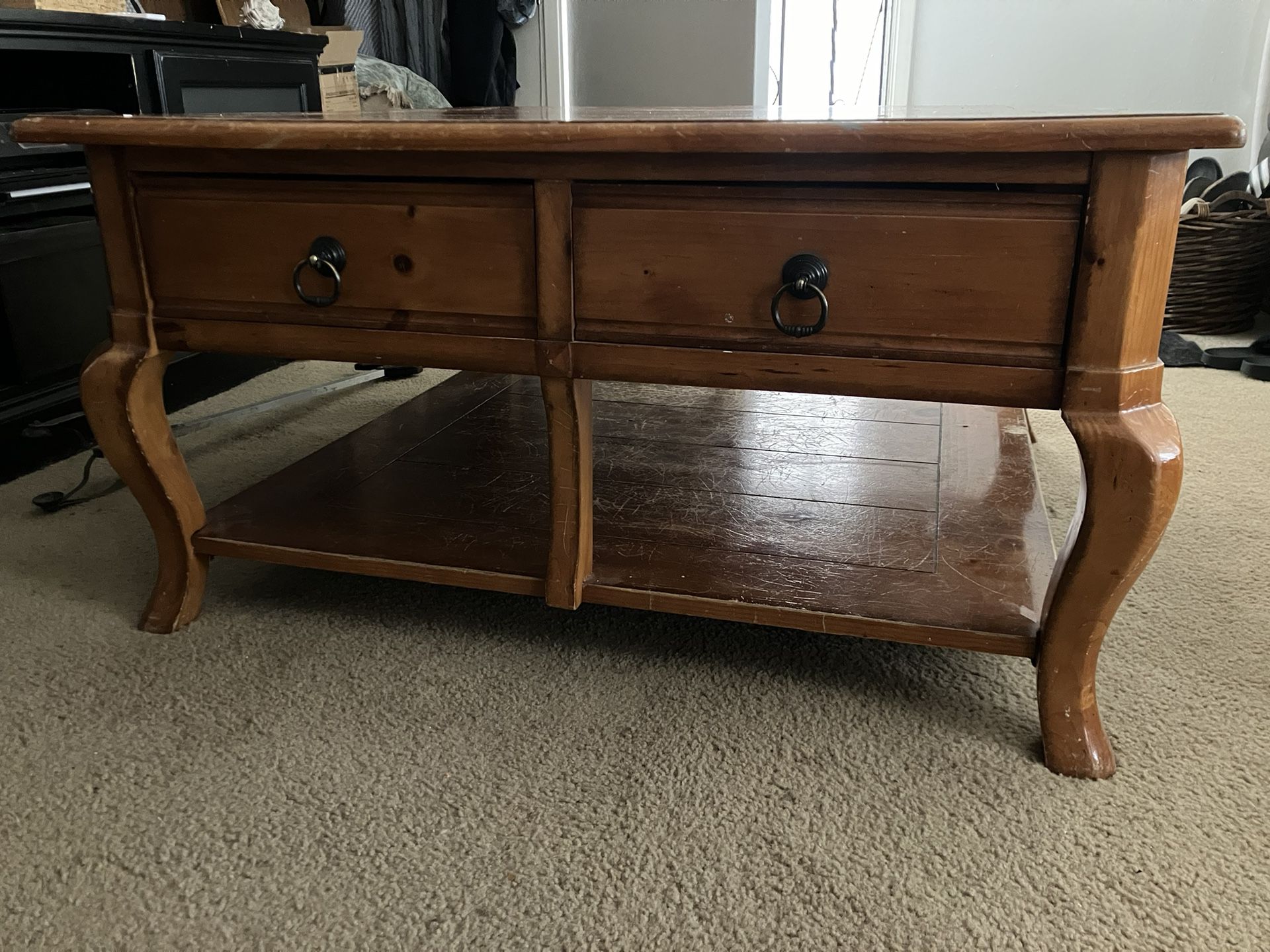 Large Coffee Table With Storage