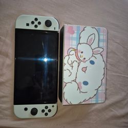 Nintendo Switch Oled With Animal Crossing