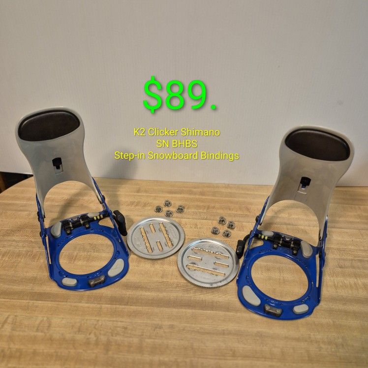 #010... Snowboard Bindings K2 Step-in