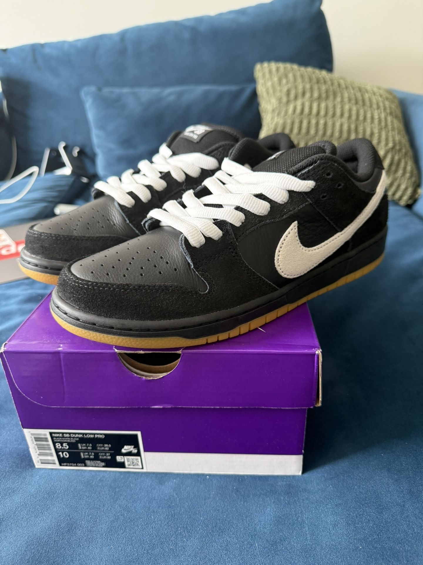 Nike SB Dunk Low Pro Black Gum