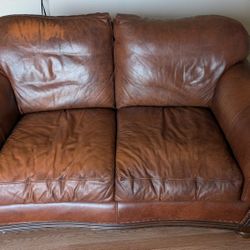 Leather Couch And Loveseat 