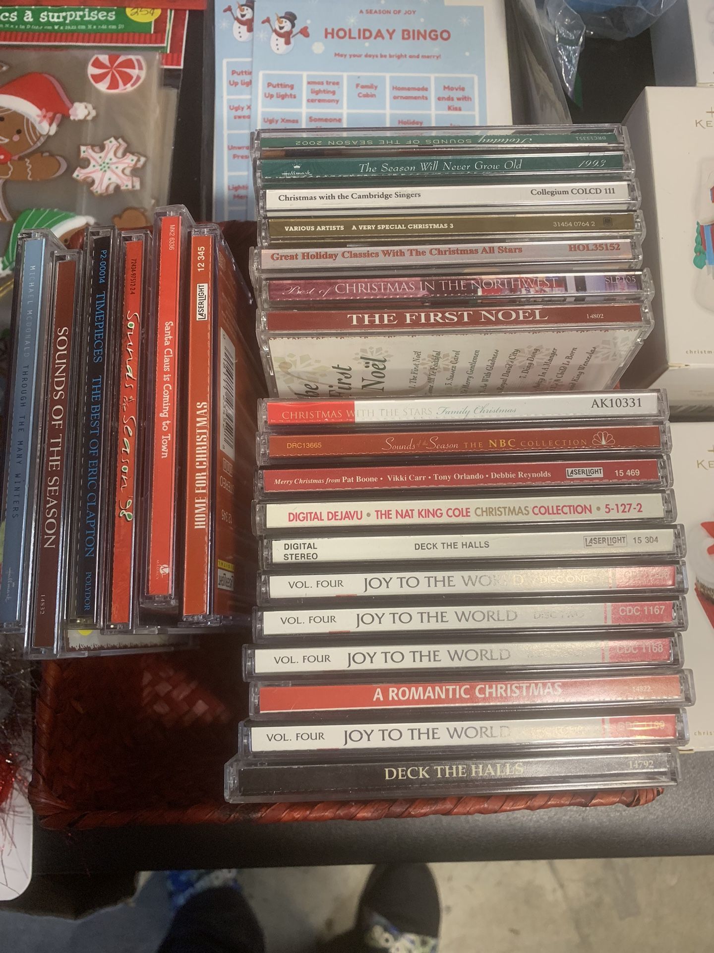 24 Christmas CDs. $12