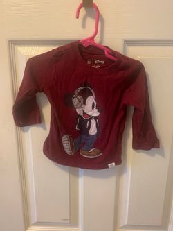 Baby Gap Disney Mickey Mouse Long Sleeve Shirt – 12–18 Month