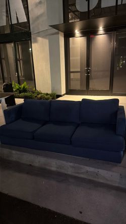Blue couch