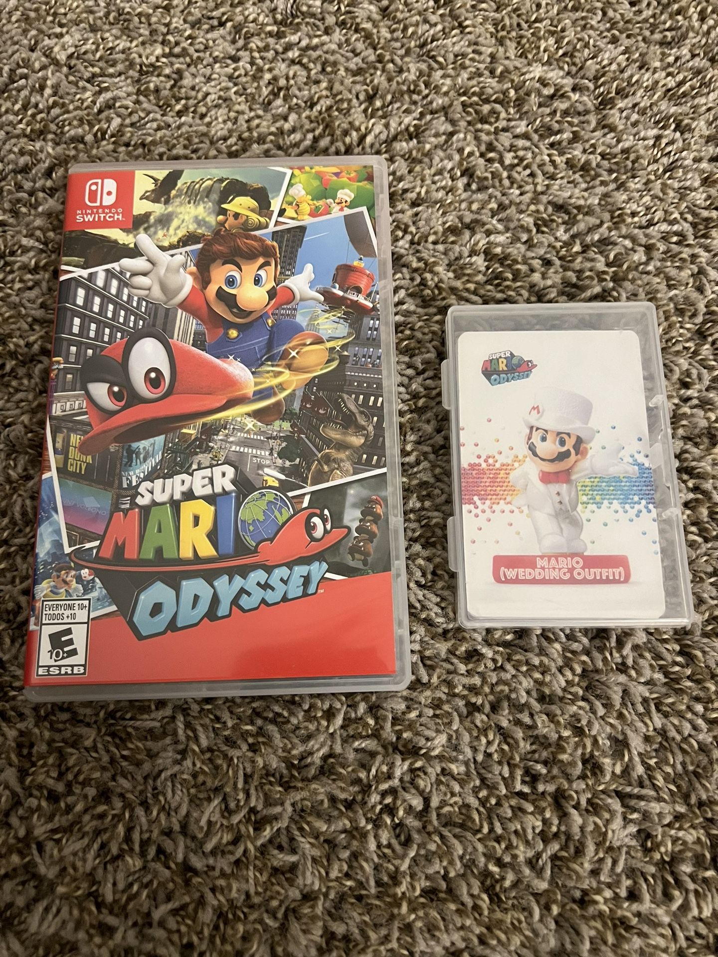 Super Mario Odyssey + 10 NFC Amiibo Cards