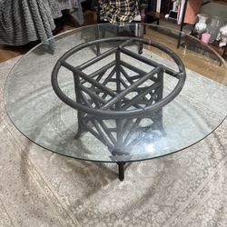 Glass Table Good Condition 