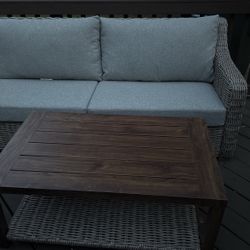 Patio Funiture Sofa and Coffee table set.