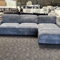 Grey deep comfy sectional