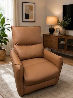 🔥August Doorbuster Deal🔥Brand New Leather Power Recliner Chair Deep Seat Swivel $399, Payment available, Delivery Available