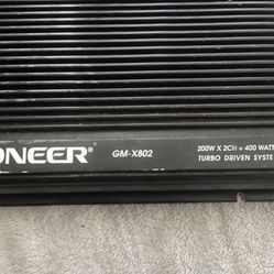 Pioneer Amp For Sale