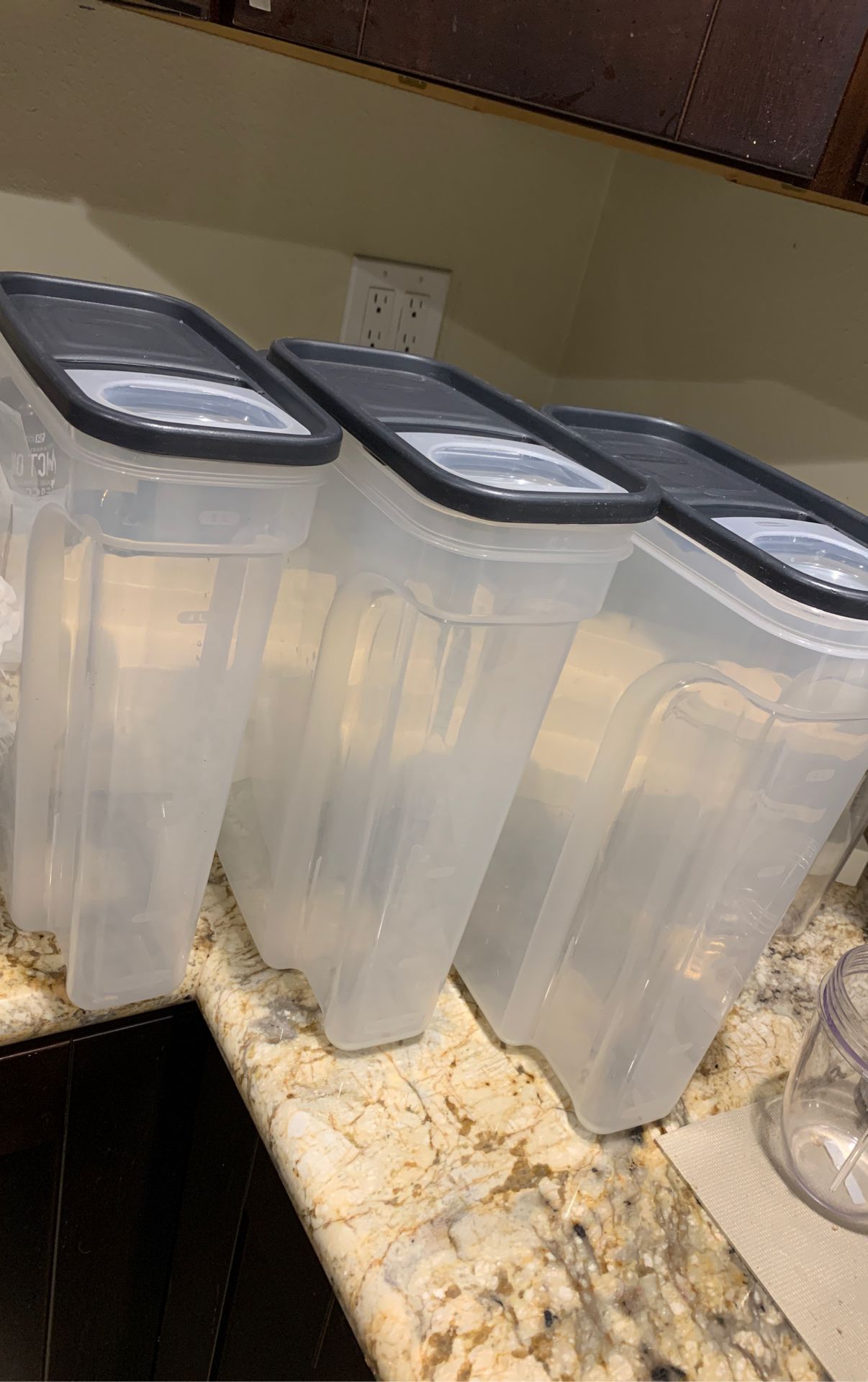 3 LIKE NEW STORAGE CONTAINERS