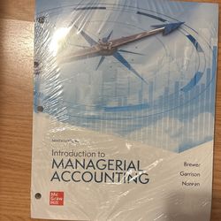 Introduction To Managerial Accounting McGraw Hill