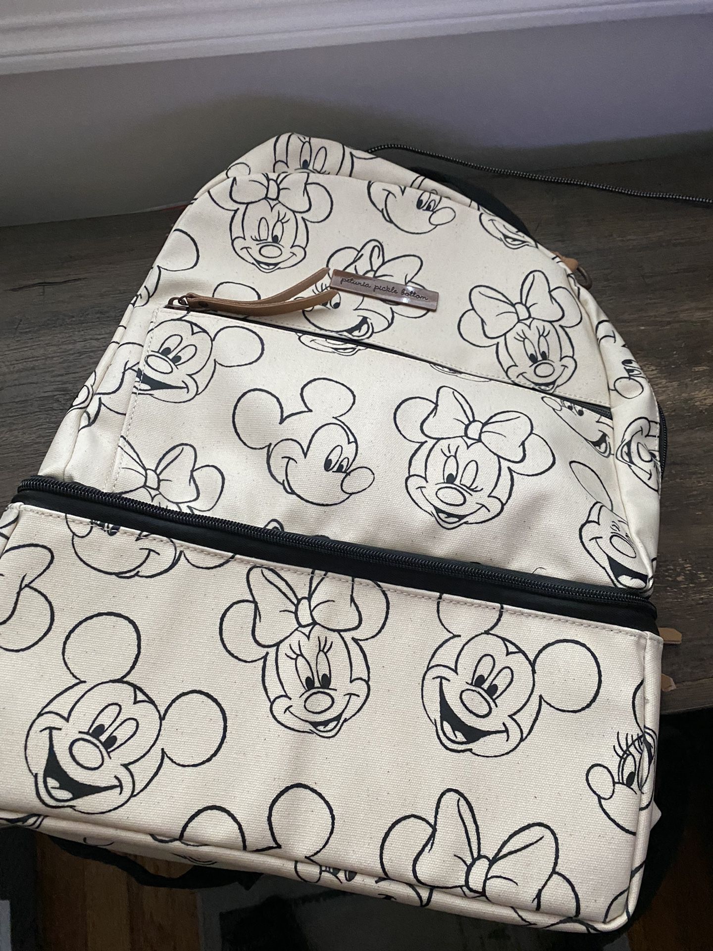Petunia pickle bottom sketchbook Mickey and Minnie backpack