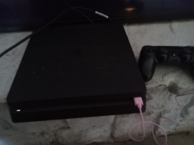 PS4 slim with remote with power cord no HDMI sometimes it loads and play games sometimes it doesn't for sell as is or trade for food EBT pm