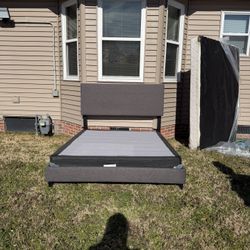 Queen Bed. Needs Mattress.