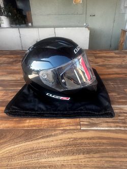 LS2 Stream Full Face Motorcycle Helmet Shiny Gloss Blac XS