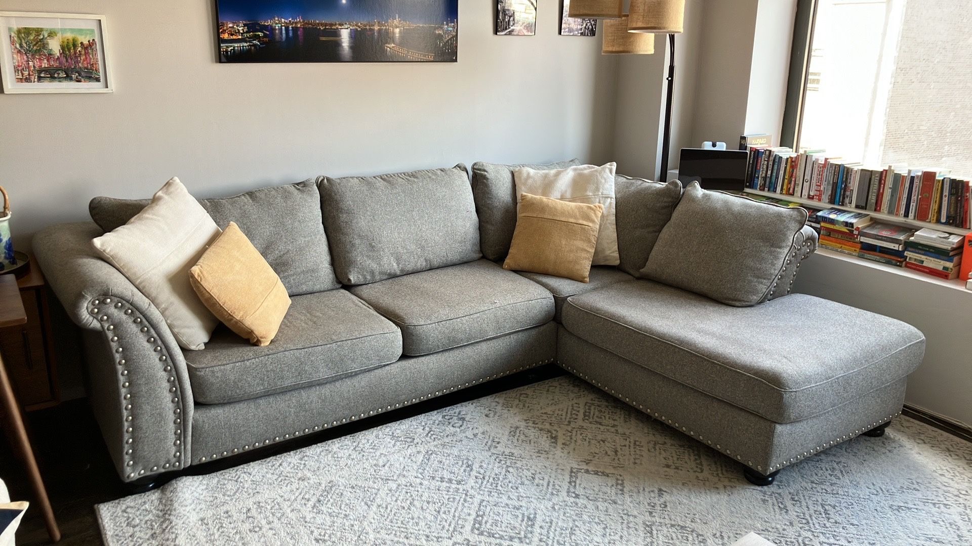 Sectional Gray Couch