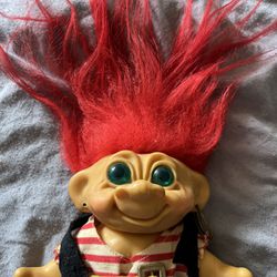 Vintage Pirate Troll Doll 1960s