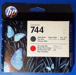 744 HP BLACK/RED Printhead