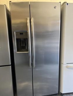 GE  Side By Side Stainless Steel Refrigerator
