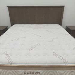 🛏️ KING organic Saatva RX Hybrid Mattress - Like New 