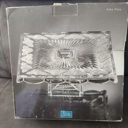 Cake Pastry Crystal Plate 