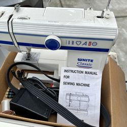 White Sewing Machine