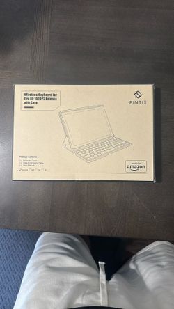 Made for Amazon Bluetooth Keyboard Case for Amazon Fire HD 10, (13th Gen, 2023 release)
