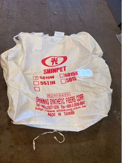 Bulk bags, $25 ea.,  2,200lb, 35”x25”x35”, FIBC,