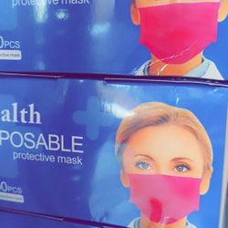 Pink Face Mask