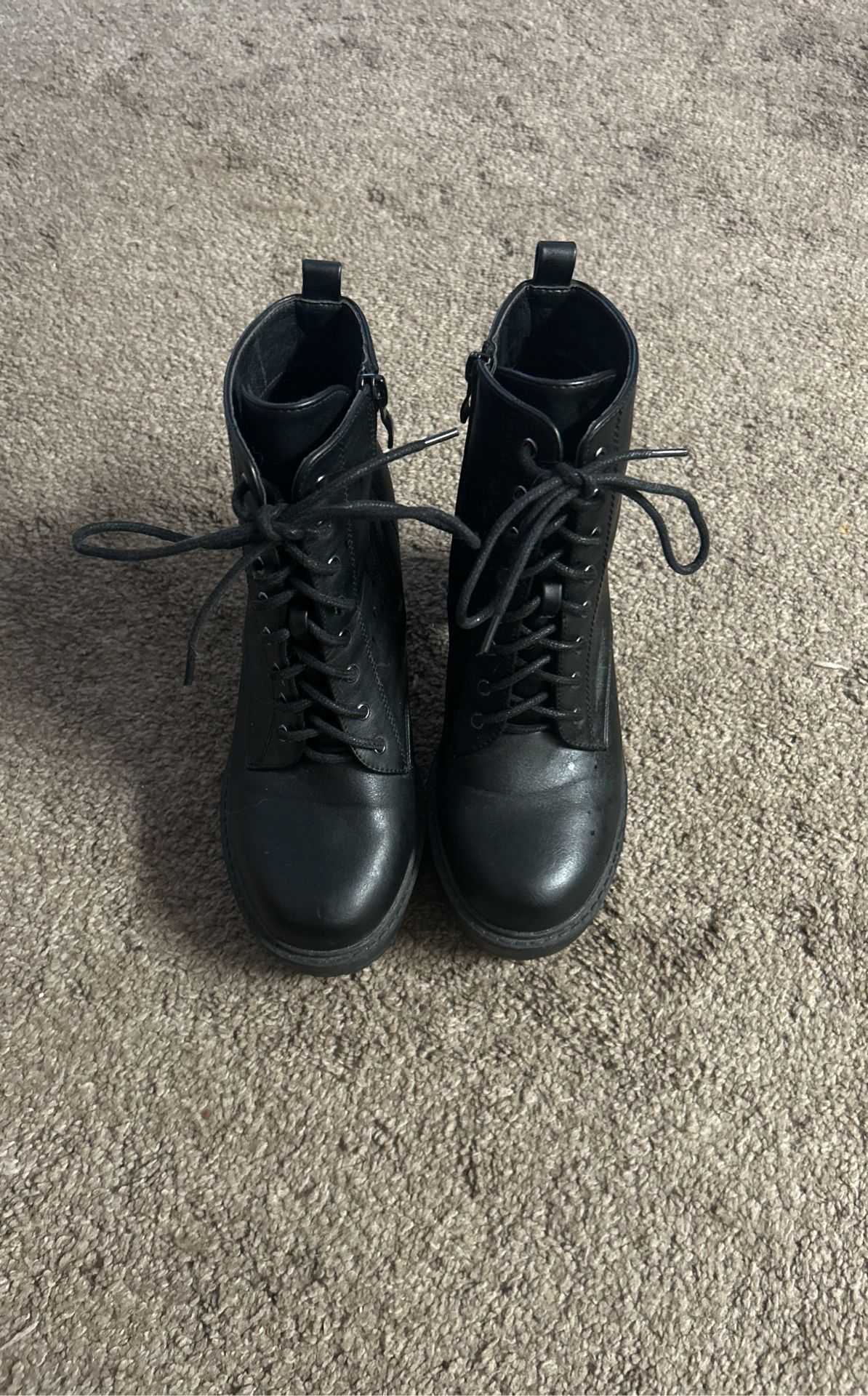 Black Leather Boots