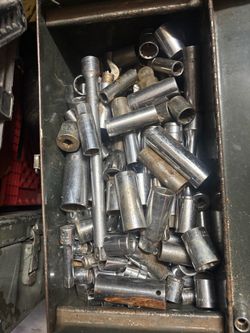 Toolbox full of sockets
