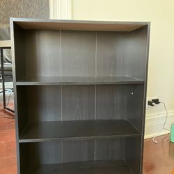3 Tier Black Bookshelf- Lightweight $20