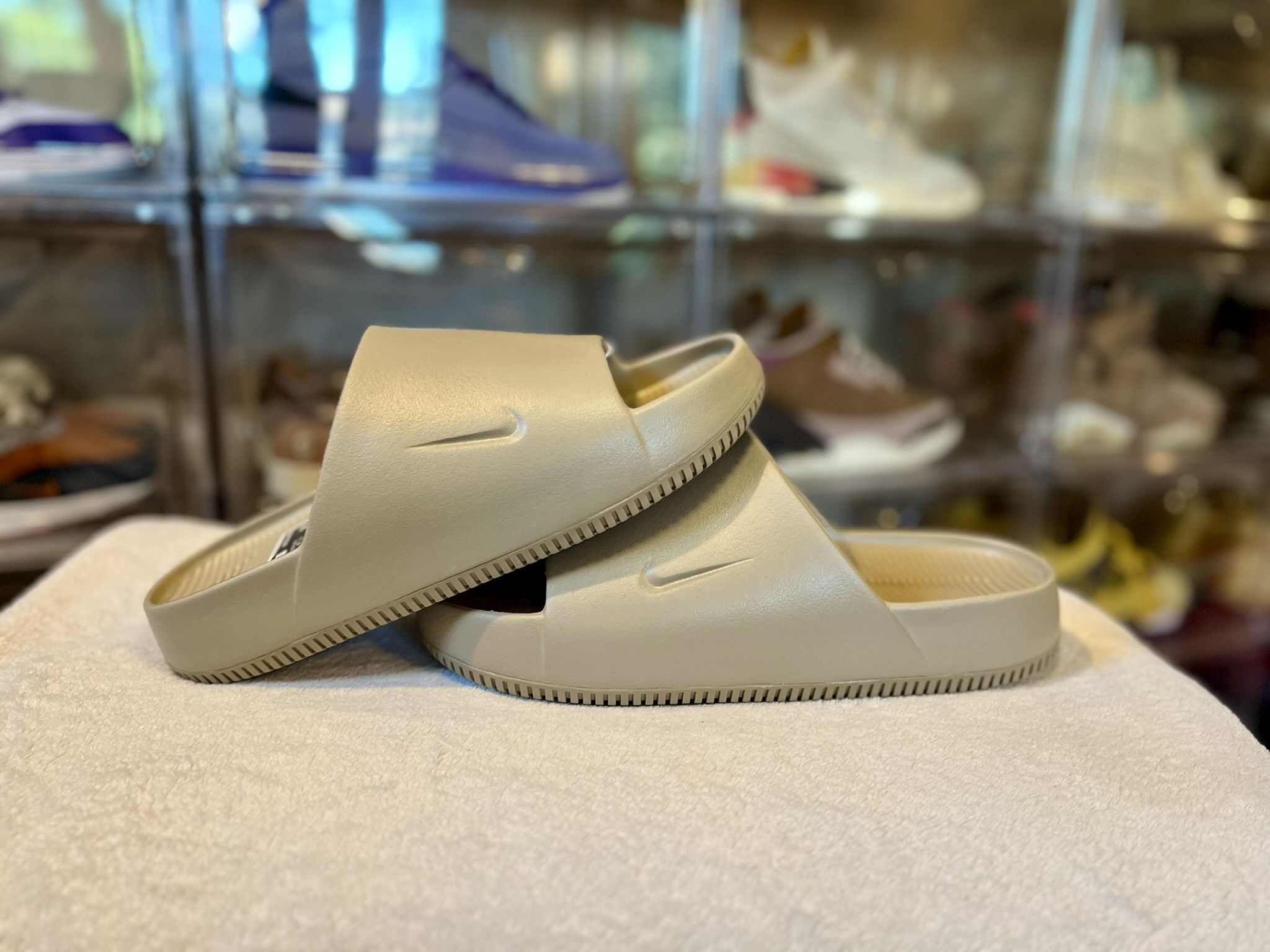 Size 11 - Nike Calm Slide ‘Khaki’
