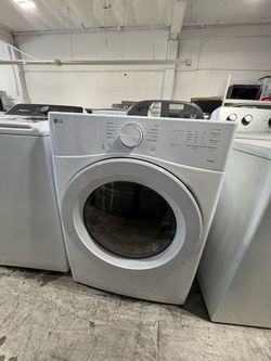 LG ThinQ Front Load Dryer White