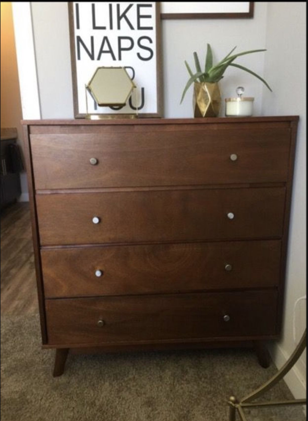 Target Project 62 Porter Amherst Mid Century Modern MCM 4 Drawer Chest