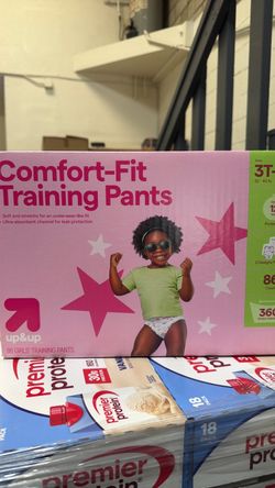 up&up Comfort-Fit Girls Training Pants 3T-4T 86ct