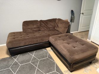 Couch with Ottoman
