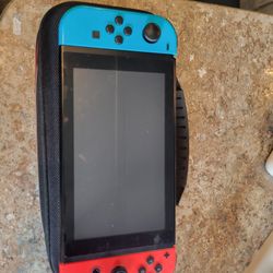 Nintendo Switch With Case 