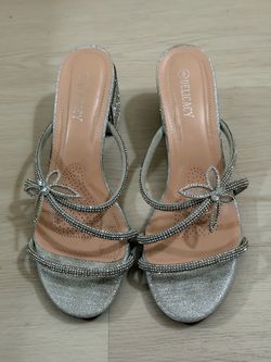 Silver heels