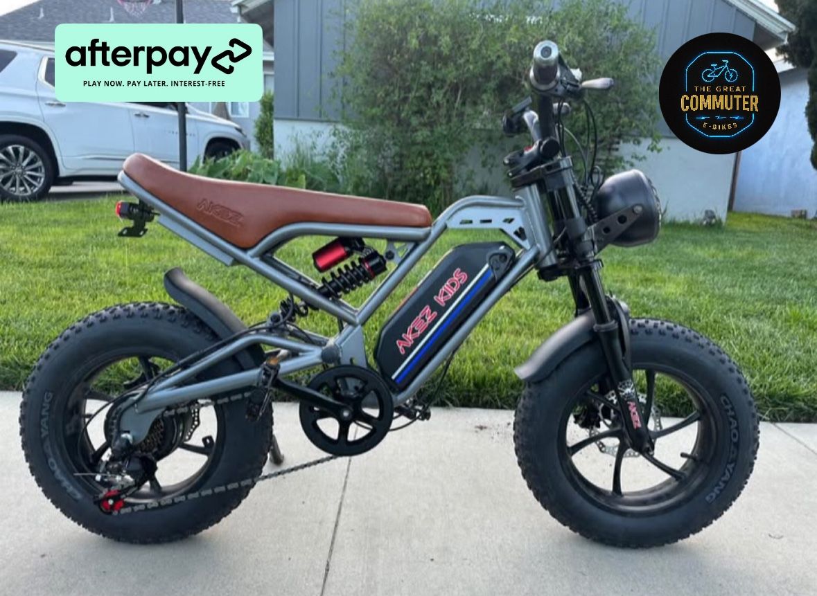 🏆 Akez 350W Compact Fat Tire E-Bike | For Teens & Kids | 6-Month Warranty