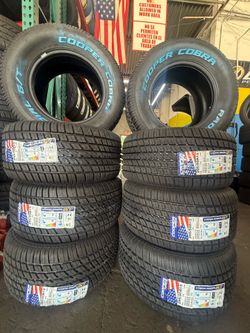 COOPER COBRA 295/50/15 NEW TIRES